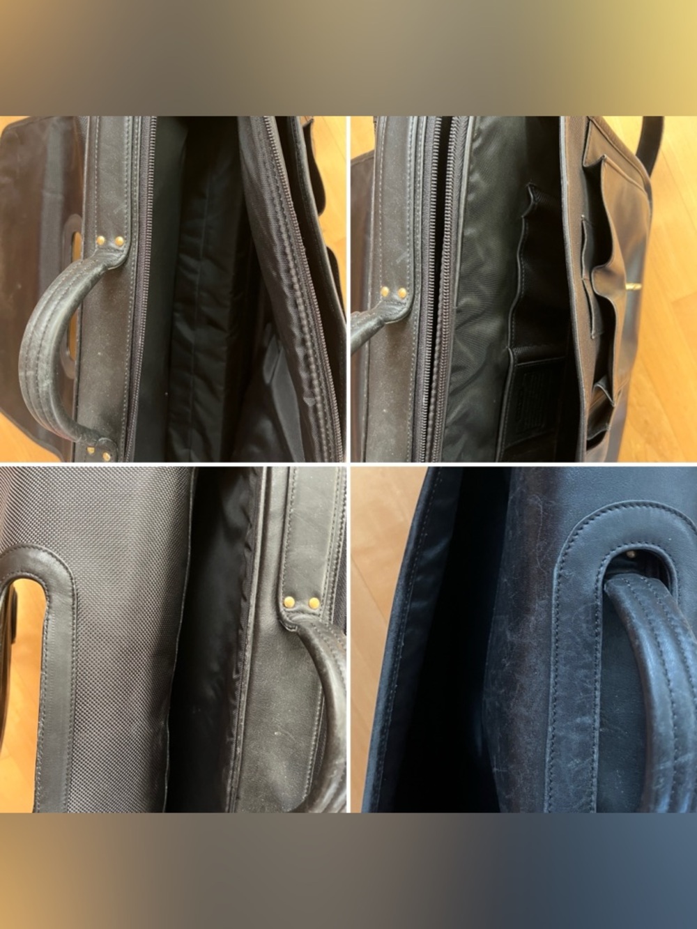 💼0532 Prescott Diplomat Laptop Organizer Briefcase Messenger Computer Lawyer Bag - Picture 10 of 17
